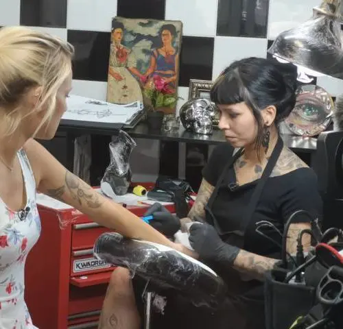 Tv Program Cover Up On Holiday Psycho Doll Tattoo Studio Mallorca