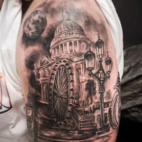 Tatuagens De Paisagens E Lugares Psycho Doll Estudio De Tatuagem Mallorca