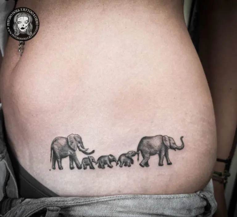 FAMILY TATTOO PERHE ELEFANTIT