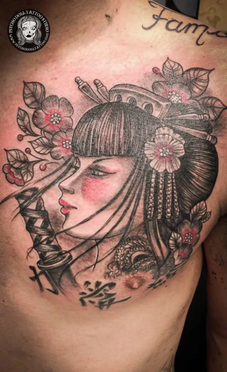Japanske gejša tetovaže