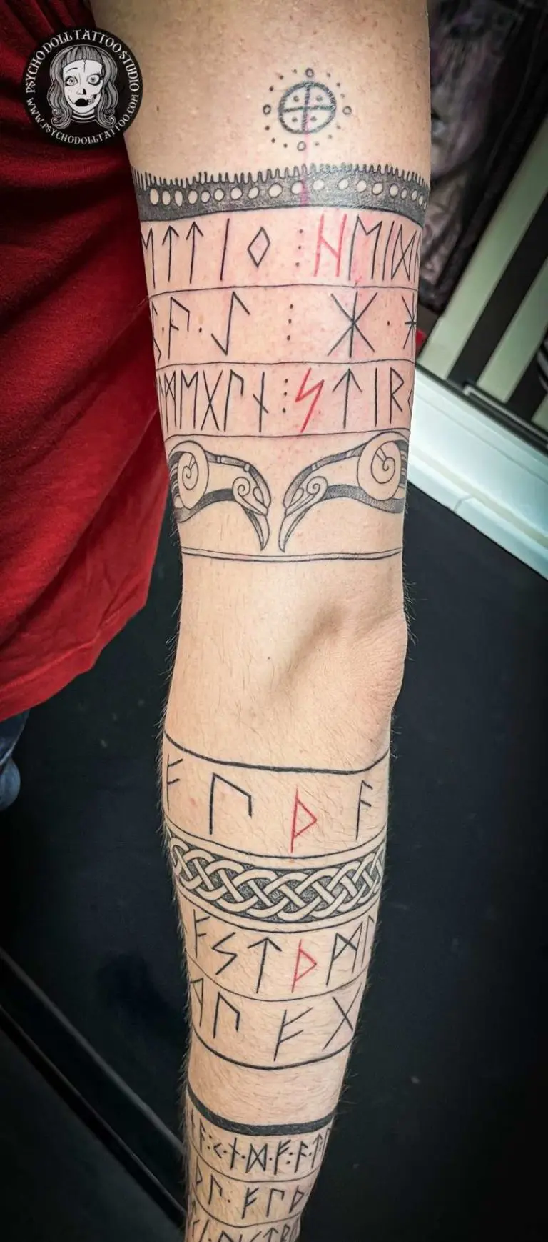 tattoo viking symbols arm