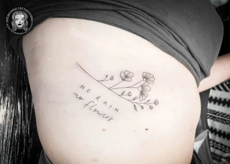 tatuagem de linha fina