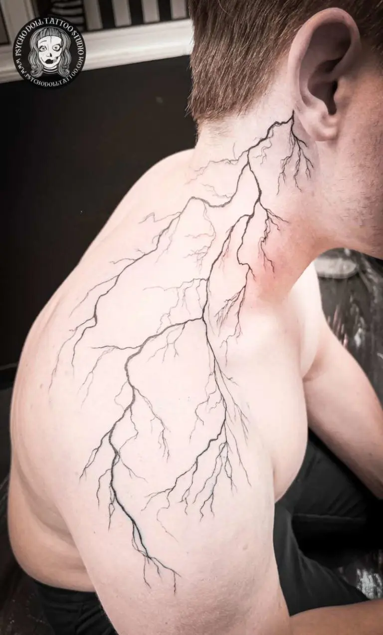 thunder lightning tattoo