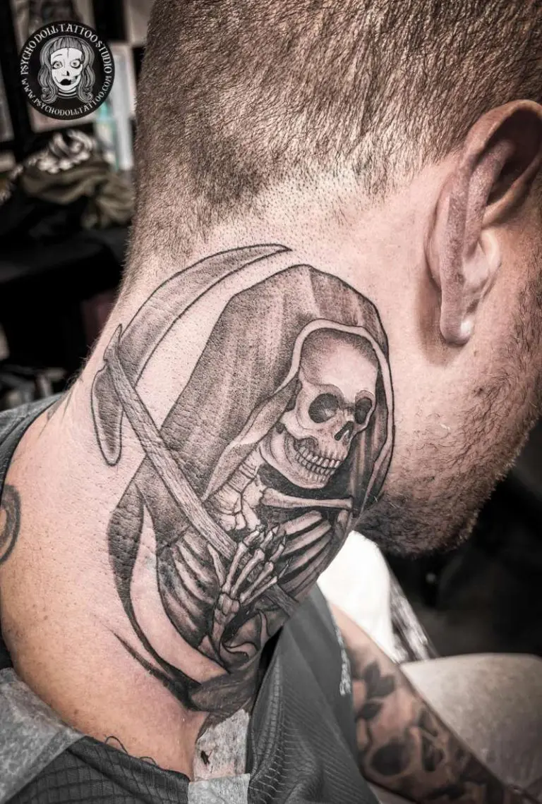 Tetovaža smrti na vratu