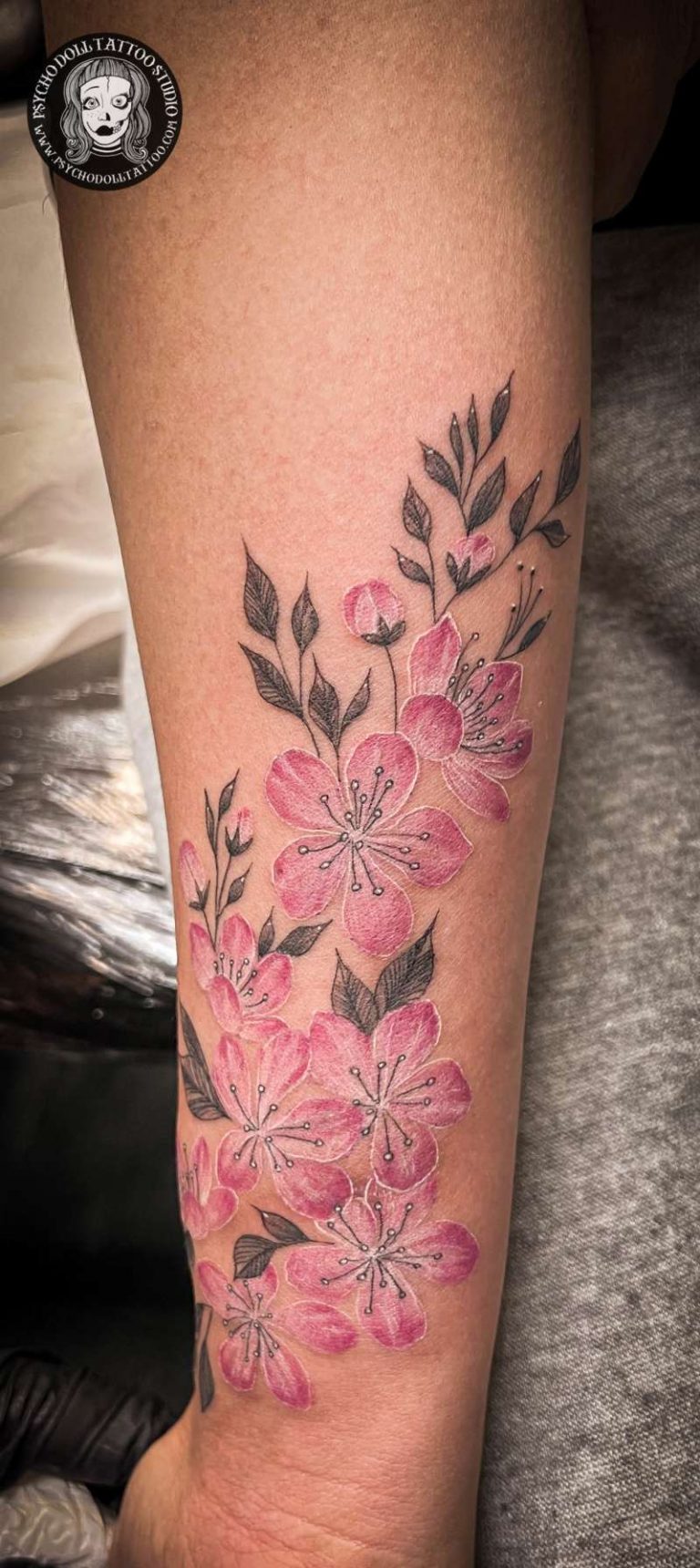 tatuaje flores cover cicatriz
