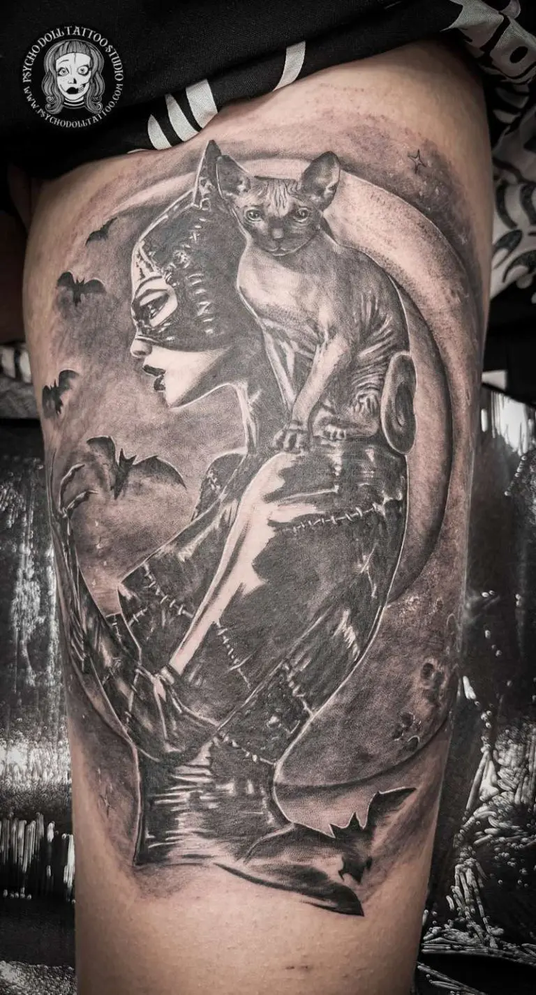 tattoo catwoman tattoo