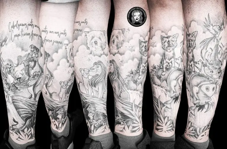 TETOVAŽA KRALJA LAVOVA SA PSOM Tetovaža kralja lavova sa psom