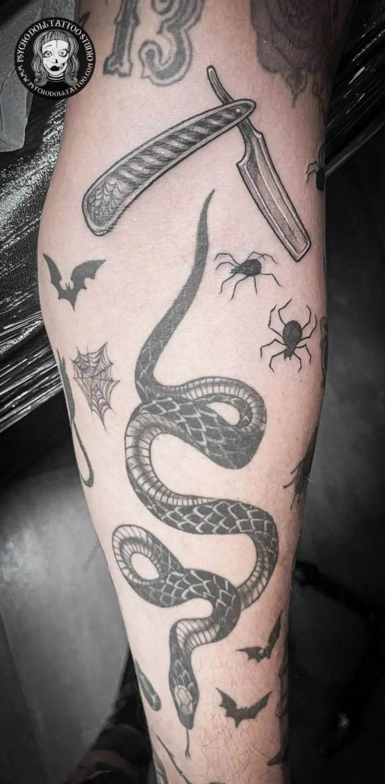 tatouage tatouage old school serpent