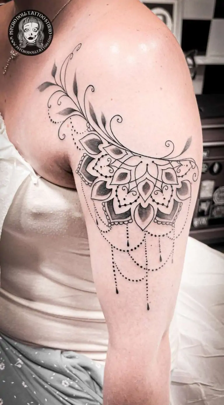 decorative mandala tattoo