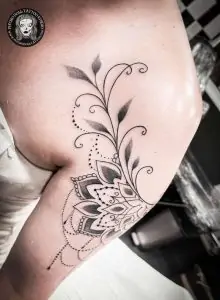 decorative mandala tattoo