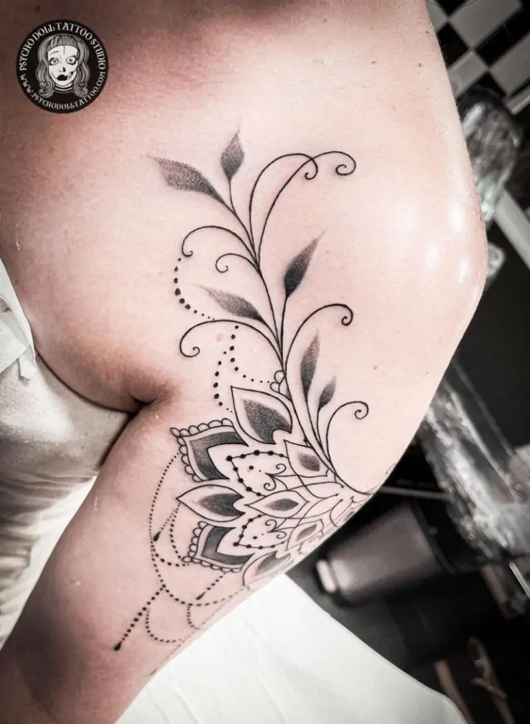 decorative mandala tattoo