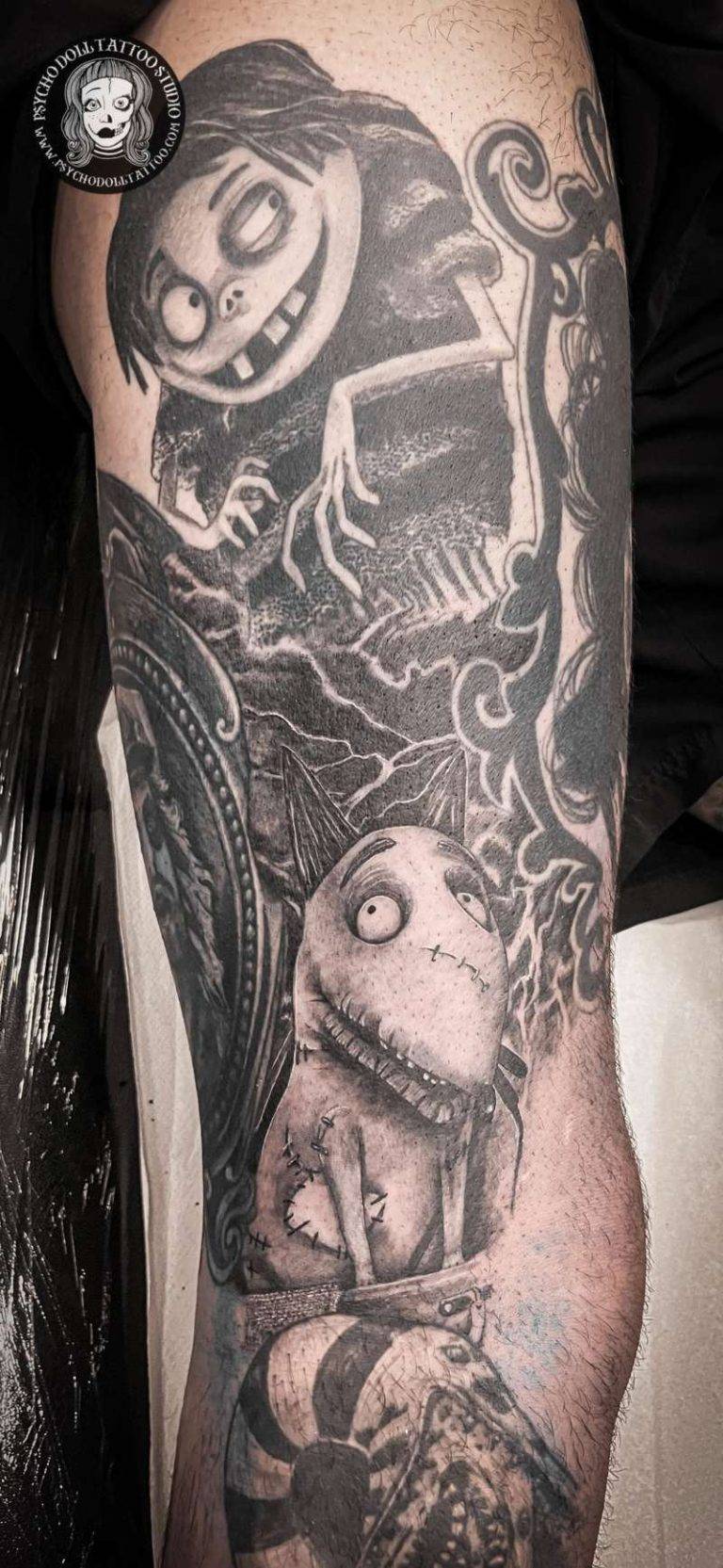 Frankenweenie tattoo tatuaje tim burton