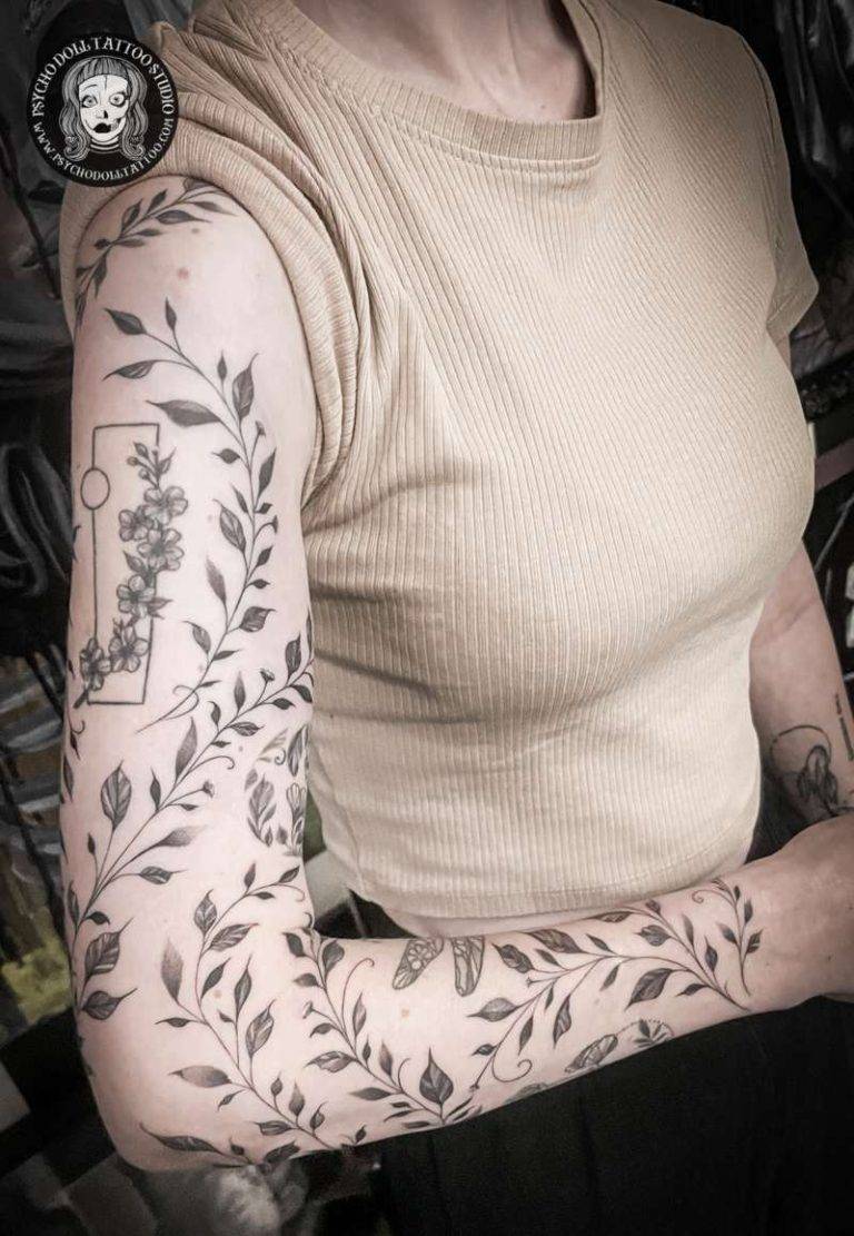 tatuaje de flores flowers tattoo