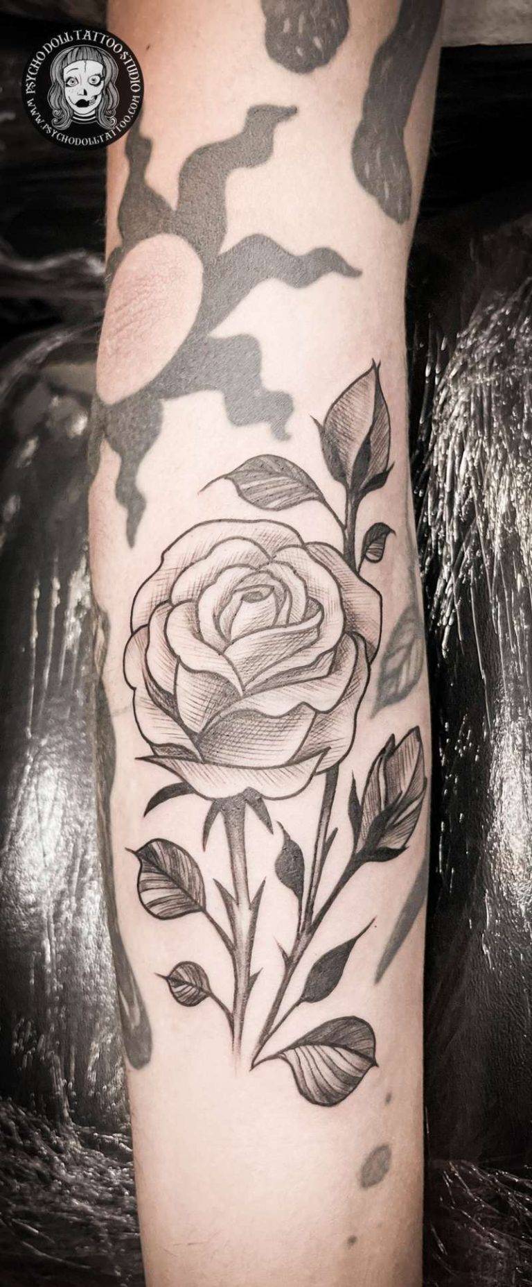 tatuaje de flores flowers tattoo