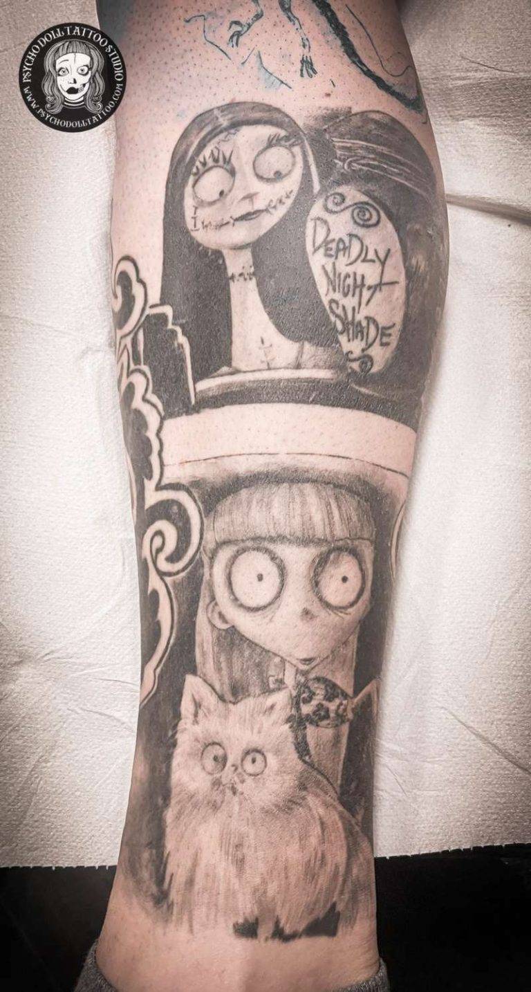 Frankenweenie tattoo tatuaje tim burton