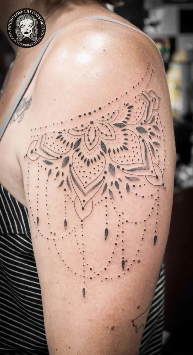 decorative mandala tattoo