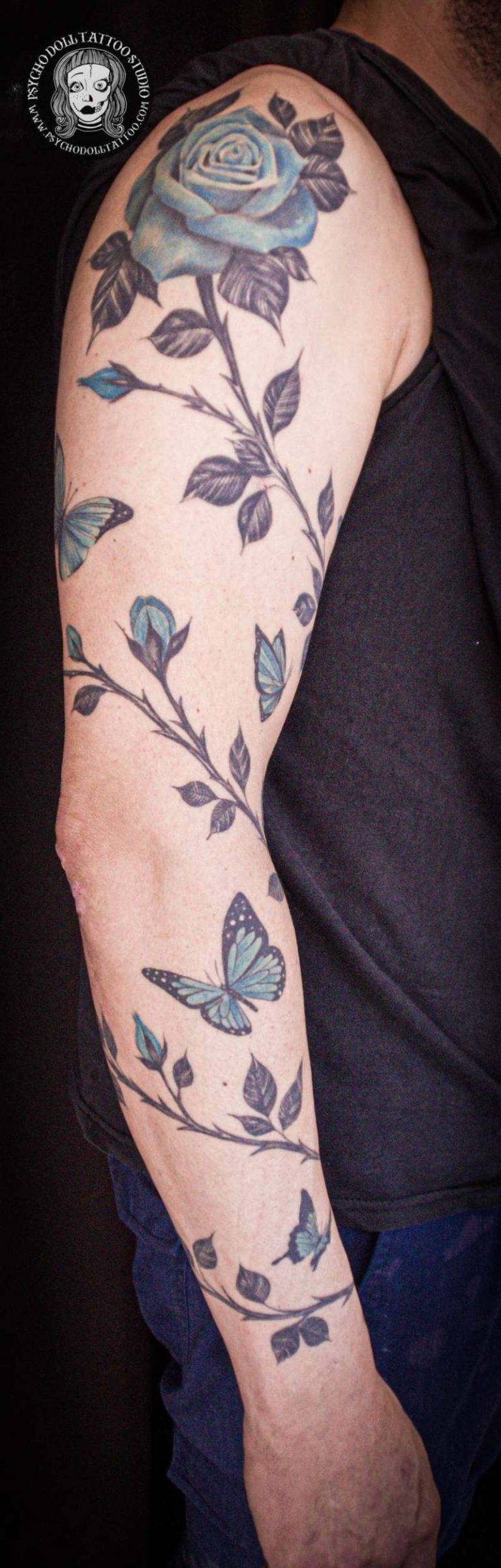 tatuaje de flores flowers tattoo