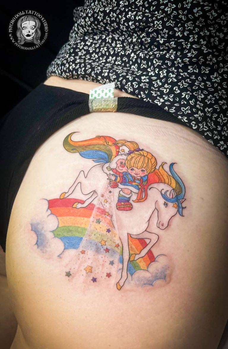 Rainbow Brite Tattoo Full Colour