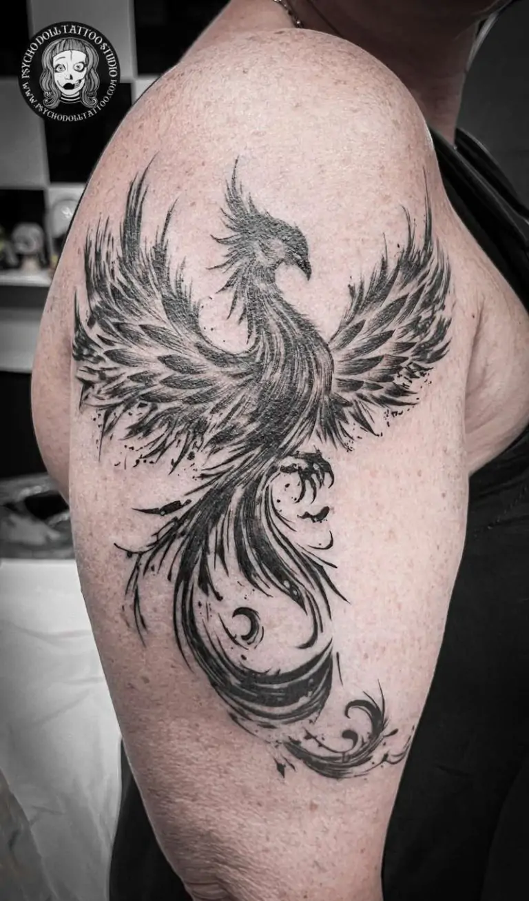tatuaggio fenice