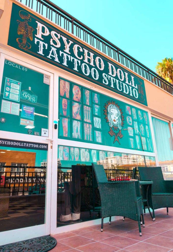 psycho doll tattoo studio mallorca